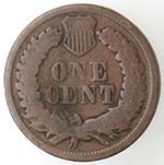 Monete Estere. Usa. Centesimo 1865. Ae. qMB. ... 