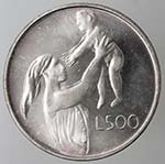 San Marino. 500 lire 1972. Ag. Dalla ... 