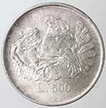 San Marino. 500 lire 1974. Ag. Dalla ... 