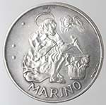 San Marino. 500 lire 1975 Scalpellino. Ag. ... 