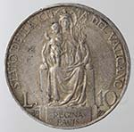 Vaticano. Pio XI. 1922-1938. 10 lire A. XI, ... 