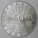 Monete Estere. Austria. 50 Shilling 1970. ... 