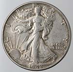 Monete Estere. Usa. Mezzo Dollaro 1942. ... 