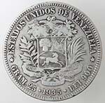 Monete Estere. Venezuela. 5 Bolivares 1935. ... 