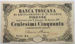 Banconote. Banca Toscana ... 