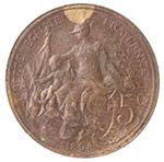 Monete Estere. Francia. 5 Centimes 1898. Ae. ... 