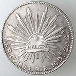 Monete Estere. Messico. Prima Repubblica. 8 ... 