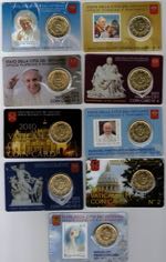 Vaticano. Lotto di Coin Card dal 2010 al ... 