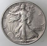 Monete Estere. USA. Mezzo Dollaro 1943. Ag. ... 