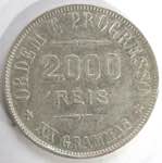 Monete Estere. Brasile. 2000 Reis 1907. Ag ... 