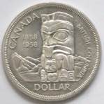 Monete Estere. Canada. Dollaro 1958 British ... 
