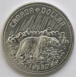 Monete Estere. Canada. Dollaro 1980 Orso. Ag ... 