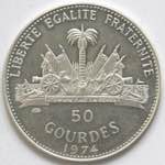 Monete Estere. Haiti. 50 Gourde 1976. Ag ... 