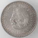 Monete Estere. Messico. 5 Pesos 1948. Ag. KM ... 