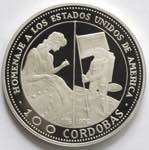 Monete Estere. Nicaragua. 100 Cordobas 1975. ... 