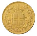Casa Savoia. Umberto I. 1878-1900. 50 lire ... 