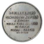 Medaglie. Comune di Napoli. 11/03/1956. Ag ... 