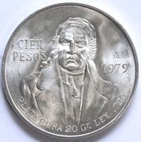 Monete Estere. Messico. 100 Pesos 1979. Ag. ... 