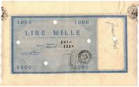 Banconote. C. D. P. Buono da 1.000 Lire ... 