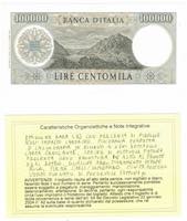 Banconote. Repubblica Italiana. 100.000 Lire ... 