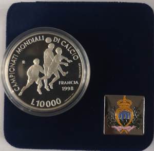 San Marino. 10.000 Lire 1998. Campionati ... 