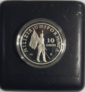 San Marino. 10 euro 2005. Milizia ... 