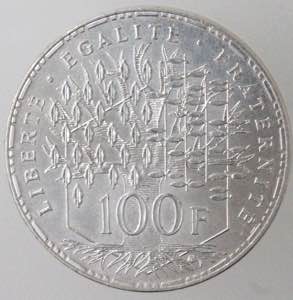 Monete Estere. Francia. 100 Franchi 1984. ... 