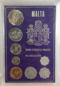 Monete Estere. Malta. Divisionale 1972. ... 