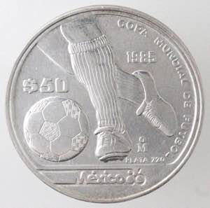 Monete Estere. Messico. 50 Pesos 1985. Ag ... 