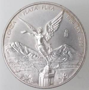 Monete Estere. Messico. Oncia 1996. Ag. Peso ... 
