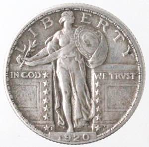 Monete Estere. USA. Quarto di Dollaro 1920. ... 