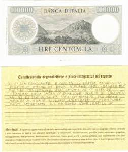 Banconote. Repubblica Italiana. 100.000 Lire ... 