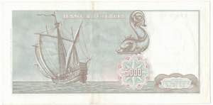 Banconote. Repubblica Italiana. 5.000 lire ... 