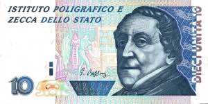Banconote. Repubblica Italiana. 10 unità: ... 