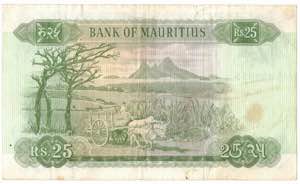 Banconote. Estere. Mauritius. 25 Rupie 1967. ... 