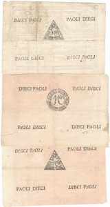 Cartamoneta. Repubblica Romana. 1798-1799. ... 