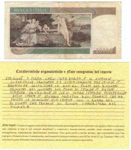 Cartamoneta. Repubblica Italiana. 20000 ... 