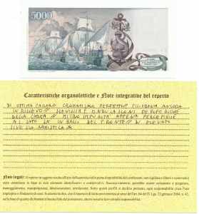 Cartamoneta. Repubblica Italiana. 5000 Lire ... 
