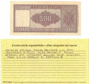 Cartamoneta. Repubblica Italiana. 500 lire ... 