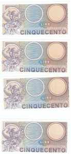 Cartamoneta. Repubblica Italiana. 500 Lire ... 