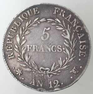 Monete Estere. Francia. Napoleone Bonaparte. ... 