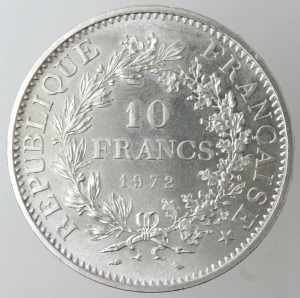 Monete Estere. Francia. 10 Franchi 1972. Ag. ... 