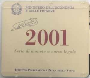 Repubblica Italiana. Serie divisionale 2001. ... 