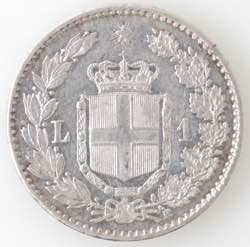 Casa Savoia. Umberto I. 1878-1900. 1 Lira ... 