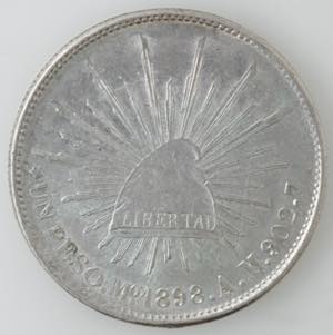 Monete Estere. Messico. Peso 1898. A.M. ... 