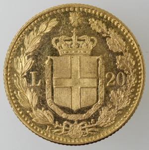 Casa Savoia. Umberto I. 1878-1900. 20 lire ... 