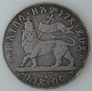 Monete Estere. Etiopia. Menelik II. Birr ... 