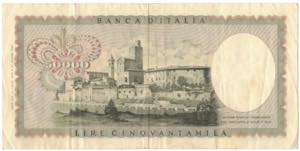 Cartamoneta. Repubblica Italiana. 50.000 ... 