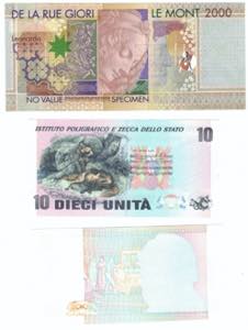 Cartamoneta. Repubblica Italiana. Lotto di 3 ... 