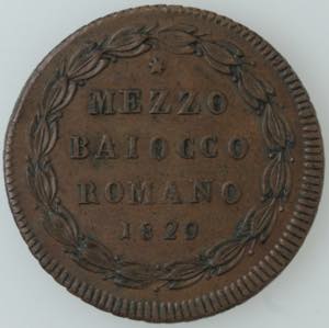 Zecche Italiane. Roma. Pio VIII. 1829-1830. ... 